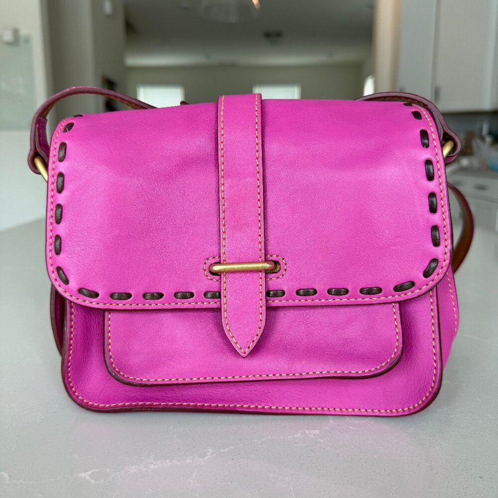 Dooney & Bourke Violet Florentine Leather Crossbody Bag